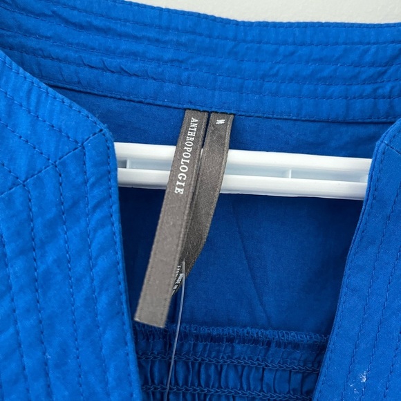 Anthropologie Short Sleeve Embroidery Appliqué Maxi Dress New - Picture 8 of 10